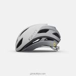4P62R80 Giro üniseks tutulma küresel kask mat beyaz/gümüş - Görsel 2