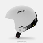 4P62R962 Giro üniseks küresel kask imzalar mat beyaz