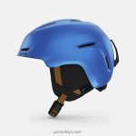 4P62R969 Giro çocuklar mahmuz kask mavi parçalanmış yeti