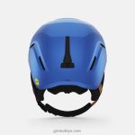 4P62R971 Giro çocuklar mahmuz mips kask mavi parçalanmış yeti - Görsel 5